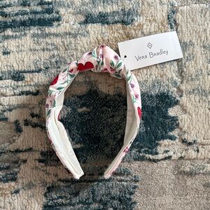 Vera Bradley Kids' Heart and Floral Headband - White and Red